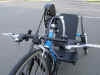 Showing extensions on "T" bar for shifters and brakes