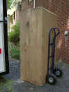 Cycle in Box on handcart