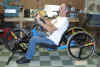 Me sitting on trainer in my shop